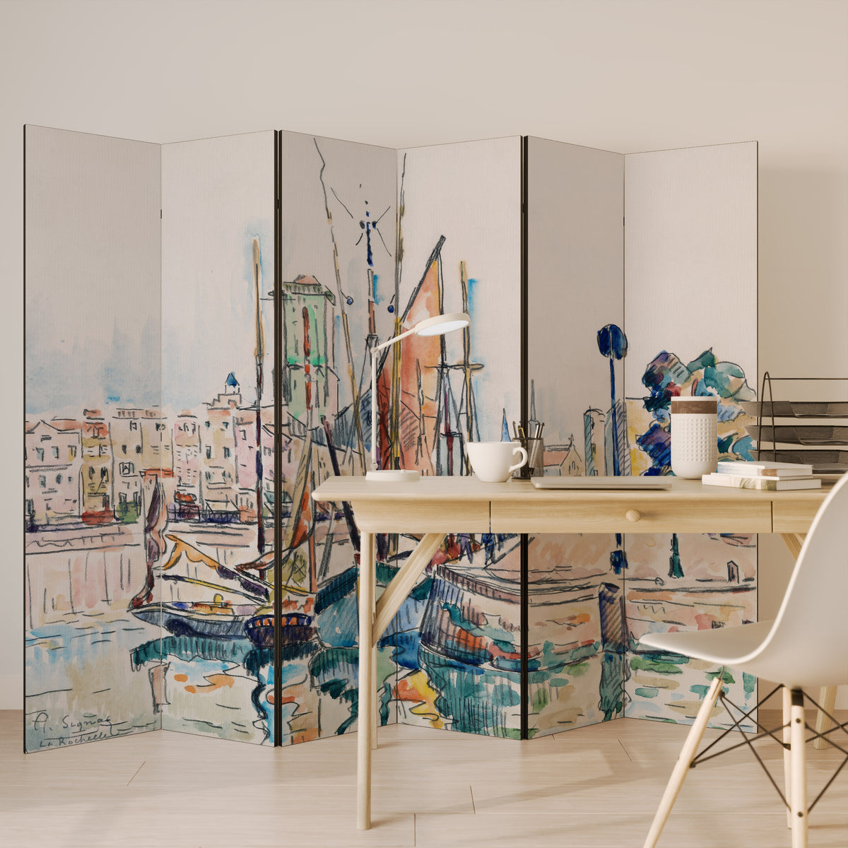 LA ROCHELLE Rumsavdelare 6 paneler