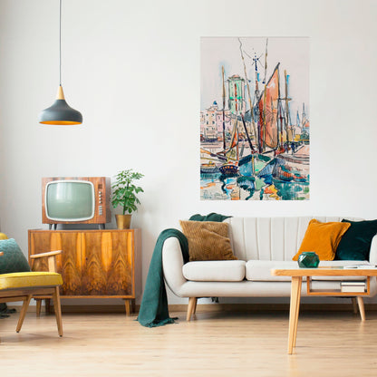 LA ROCHELLE vertikal poster med självhäftande tryck