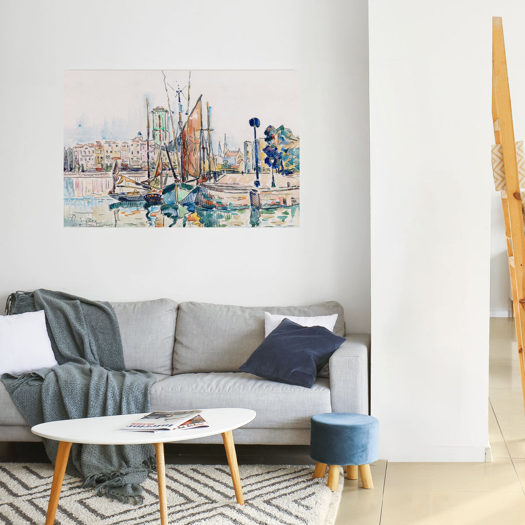 LA ROCHELLE horisontell affisch med självhäftande text