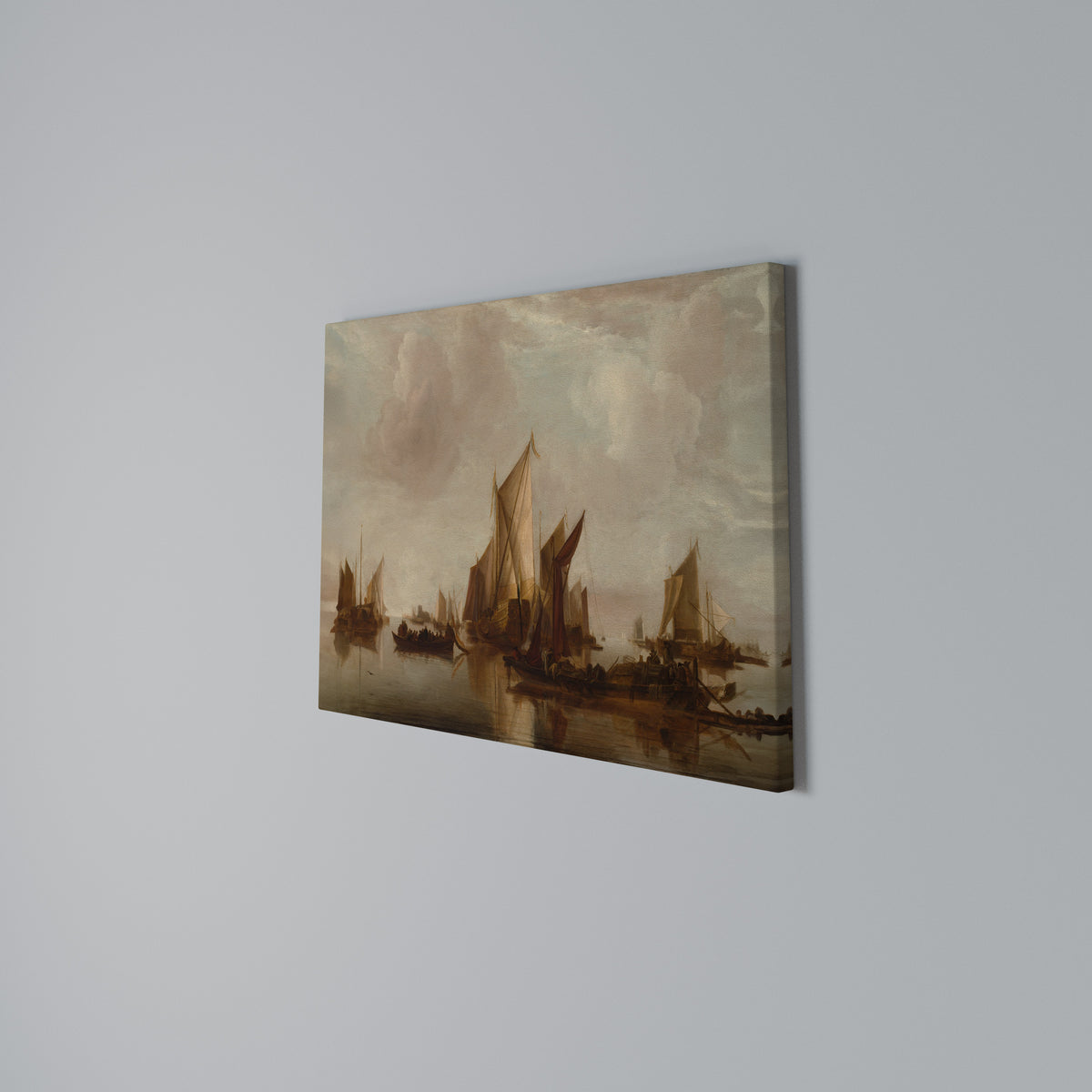 SAILS IN SERENITY Horizontal Canvas Print
