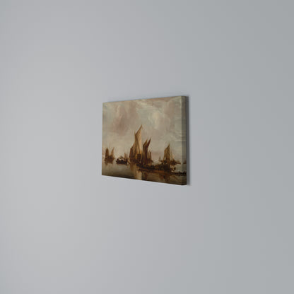 SAILS IN SERENITY Horizontal Canvas Print