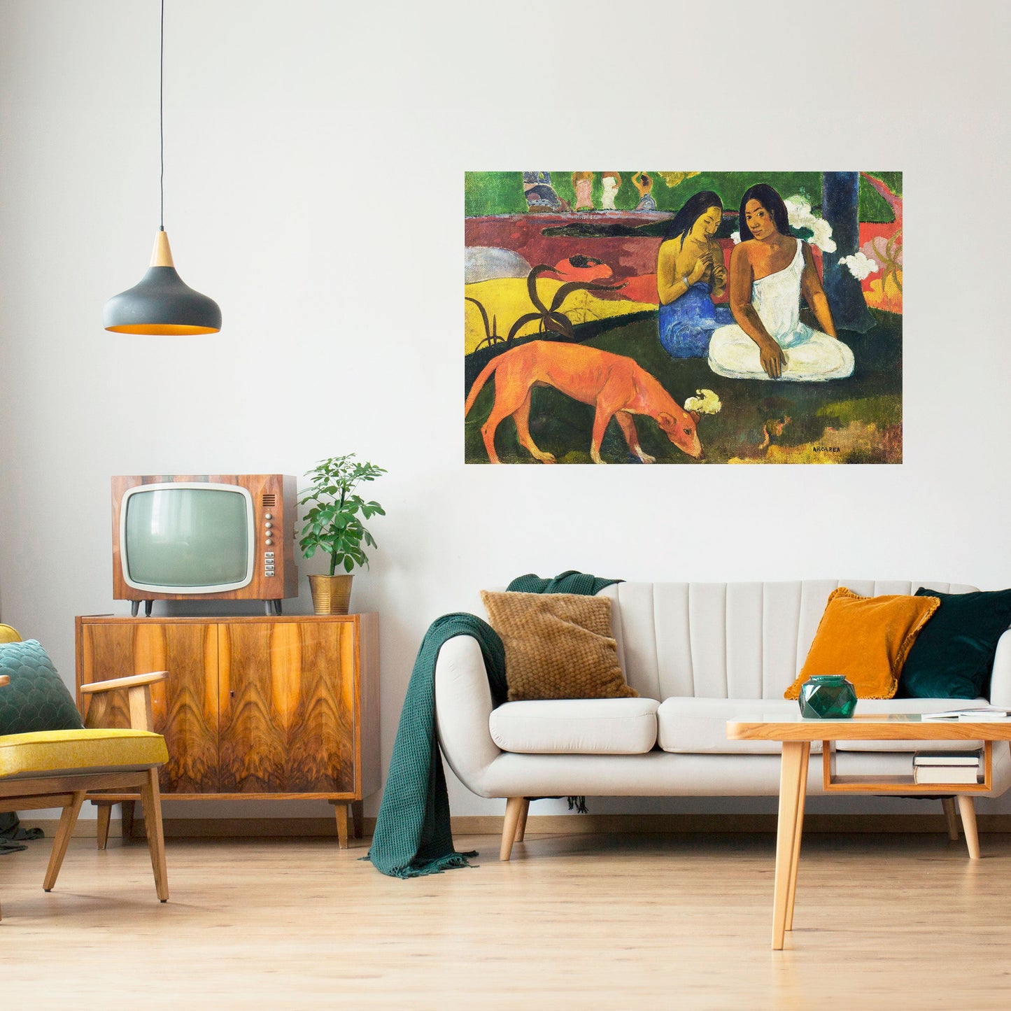 AREAREA BY GAUGUIN Peel and Stick Horizontal Poster