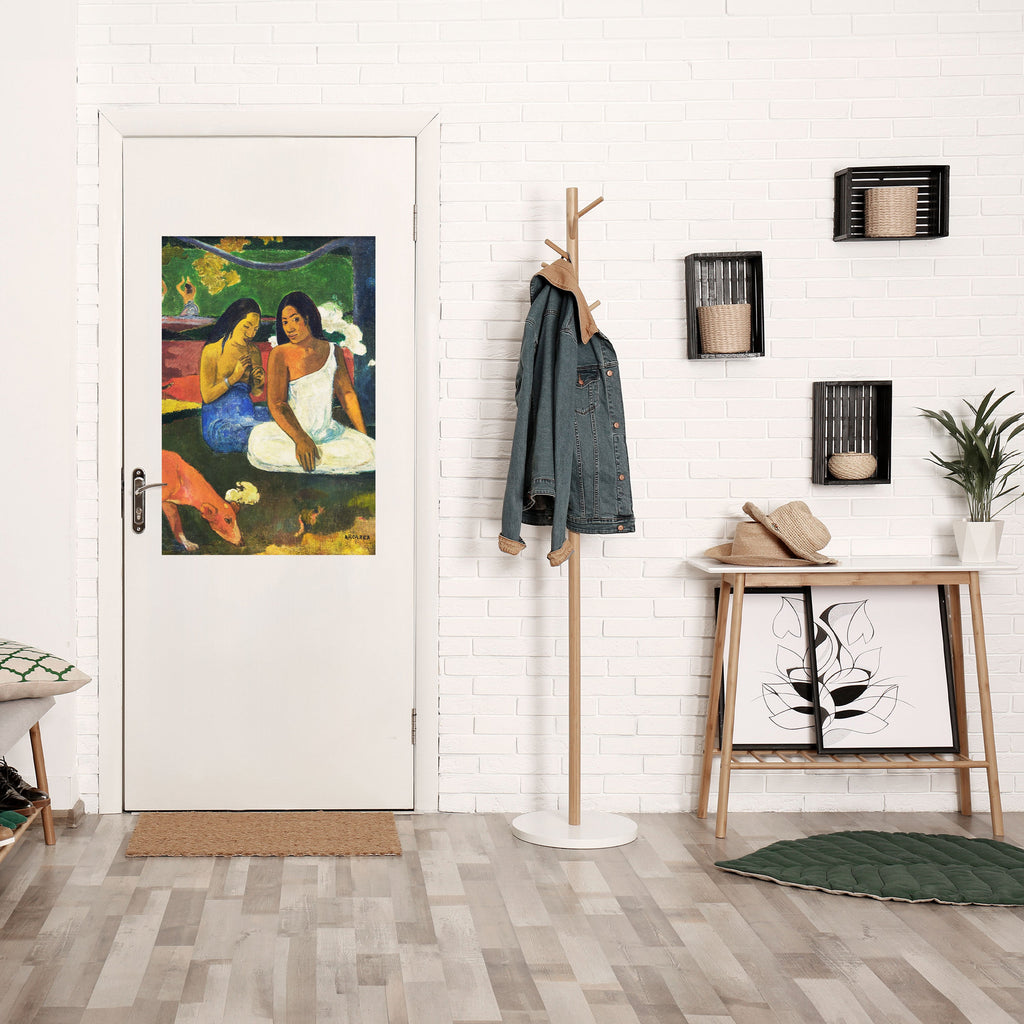 AREAREA AV GAUGUIN vertikal poster med självhäftande text