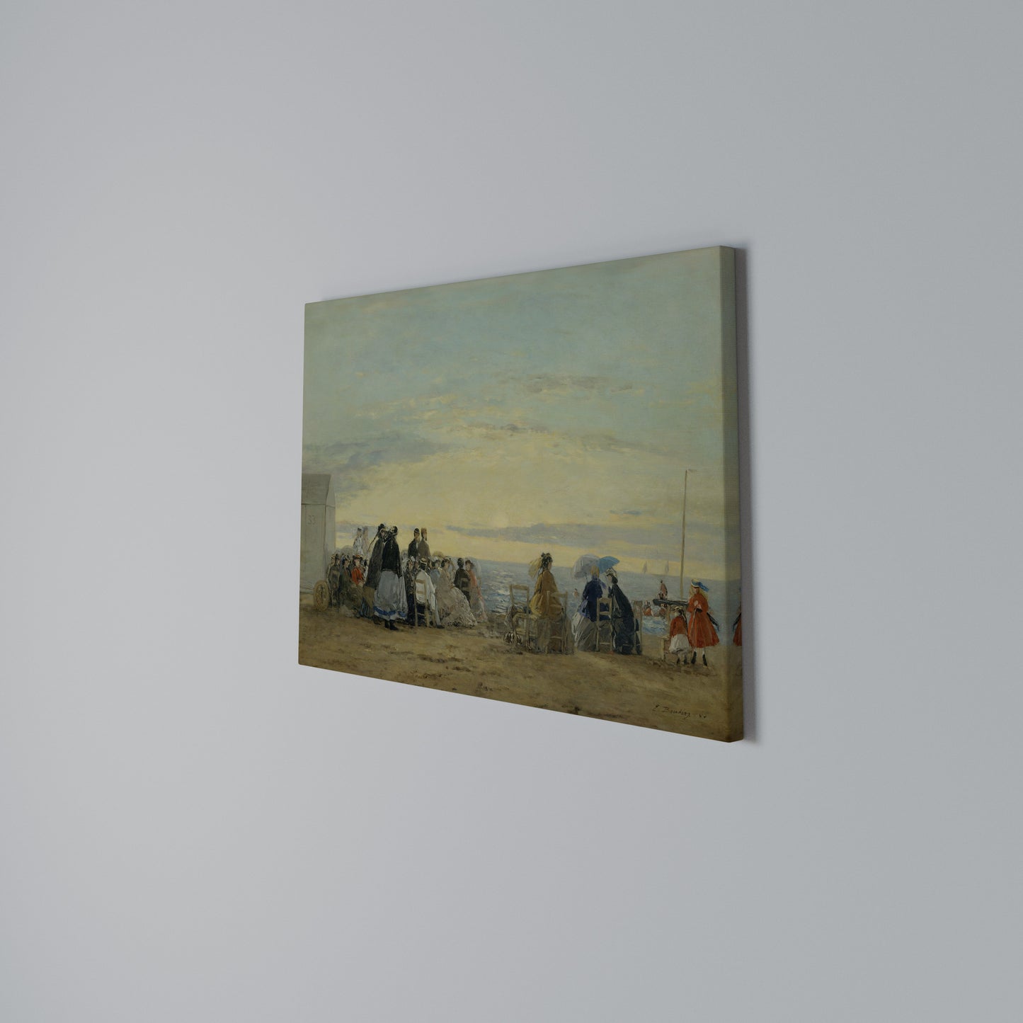 CHARMING COASTAL MOMENTS Horizontal Canvas Print