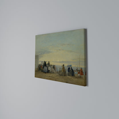 CHARMING COASTAL MOMENTS Horizontal Canvas Print