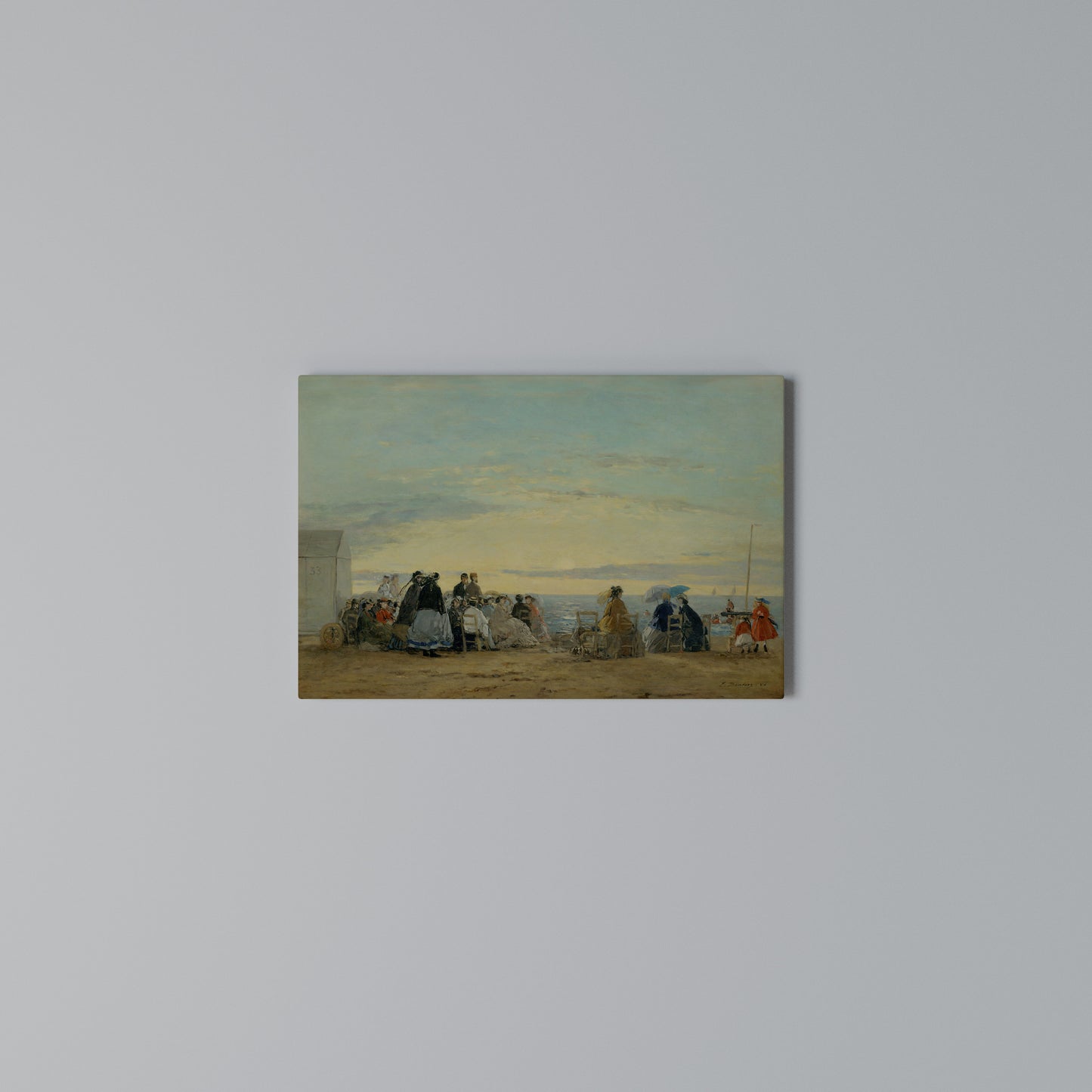 CHARMING COASTAL MOMENTS Horizontal Canvas Print