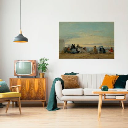 CHARMIGA KUSTONBLICK Horisontell Poster med självhäftande tryck