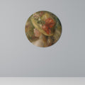 HAT OF PETALS Round Wall Art