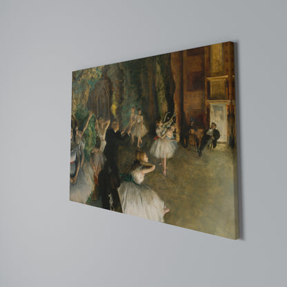 MYSTICAL BALLET REHEARSAL Horizontal Canvas Print