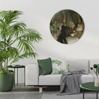 MYSTICAL BALLET REHEARSAL Round Wall Art