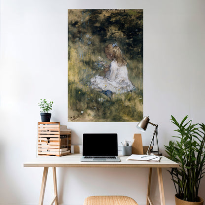 GATHERING SERENITY Peel and Stick Vertical Poster