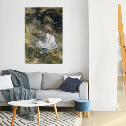 GATHERING SERENITY Peel and Stick Vertical Poster