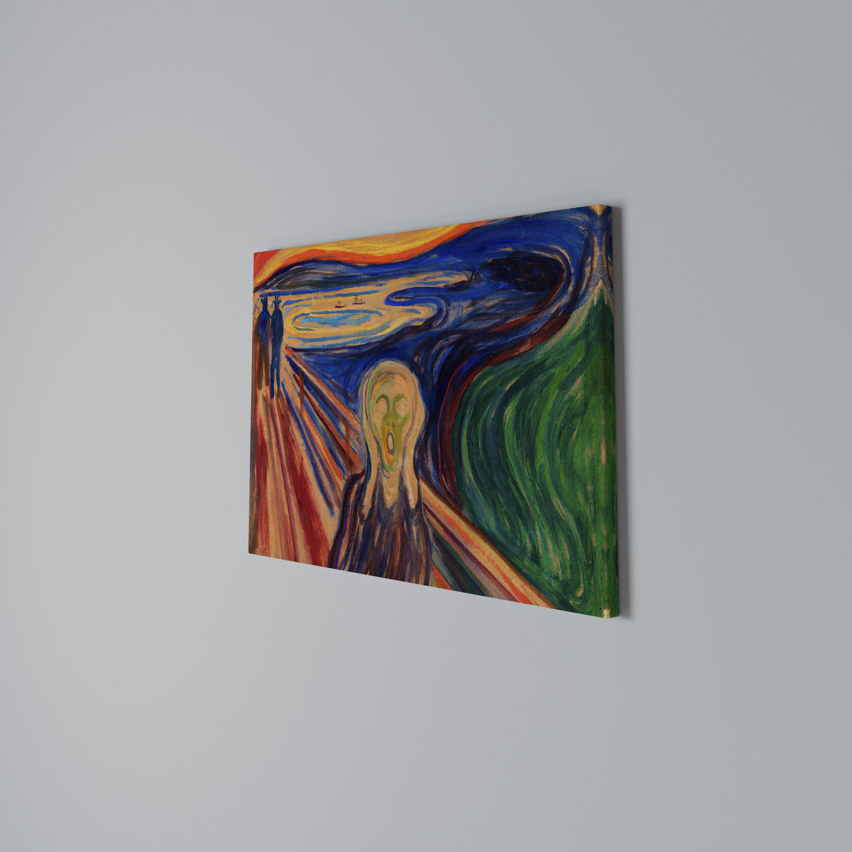 THE SCREAM Horizontal Canvas Print
