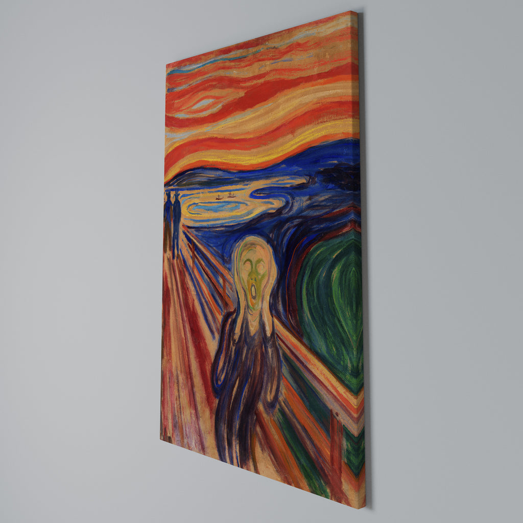 THE SCREAM Vertical Canvas Print