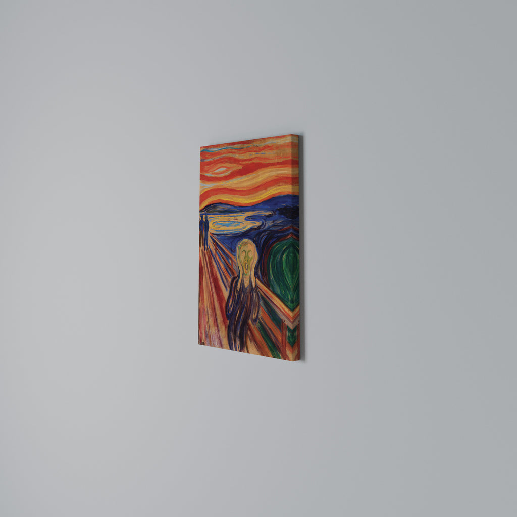 THE SCREAM Vertical Canvas Print