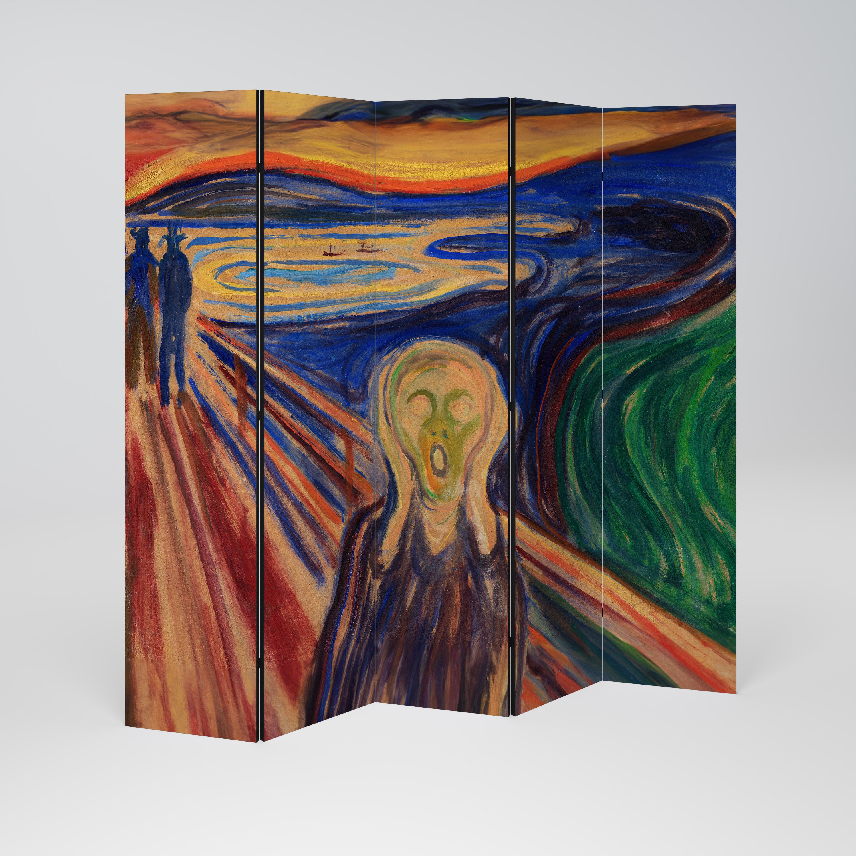 THE SCREAM Dekorativ rumsavdelare – 5 paneler
