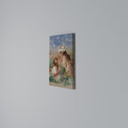 GIRLS IN THE GRASS Vertical Canvas Print