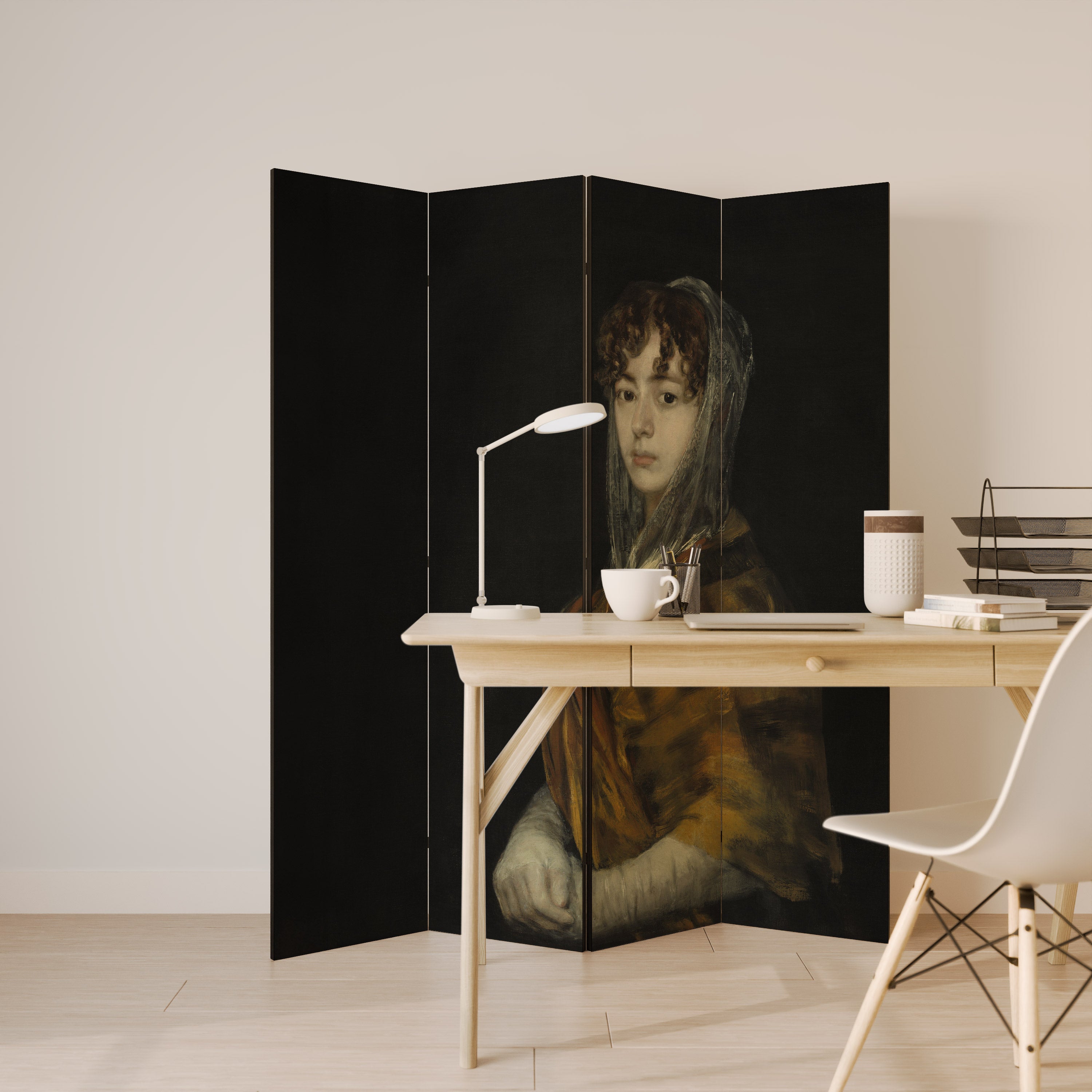 HISTORIENS VISKNINGAR 4-PANELARS RUMSAVDELARE