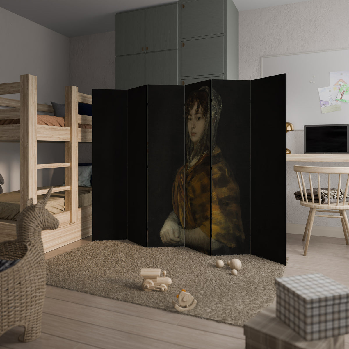 WHISPERS OF HISTORY Rumsavdelare 6 paneler