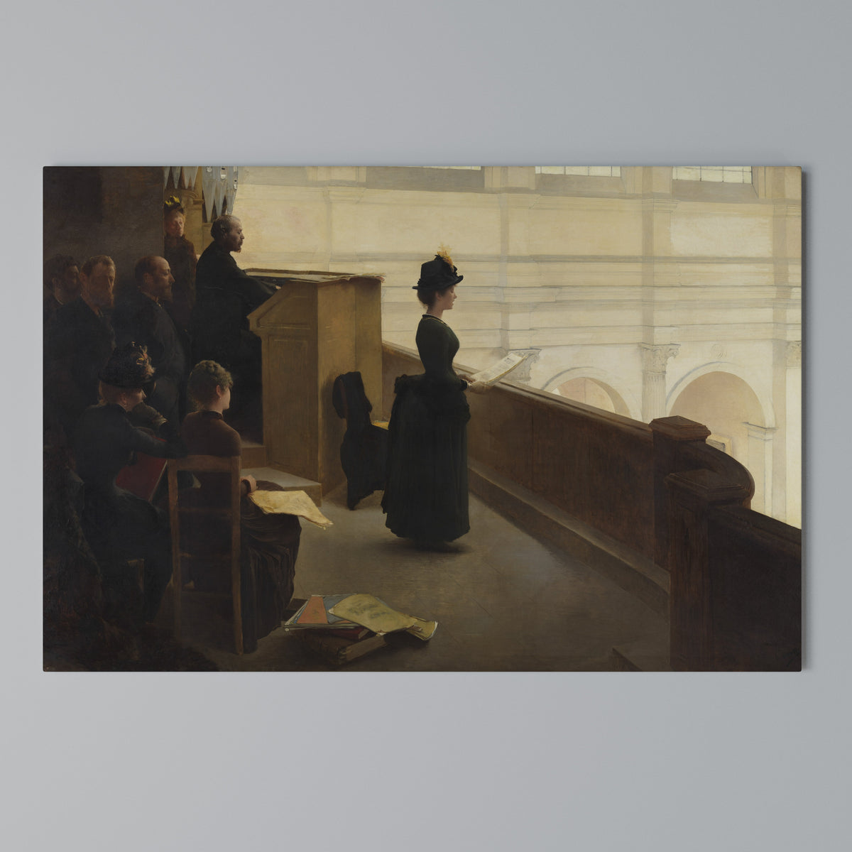 WHISPERS OF PASSION Horizontal Canvas Print