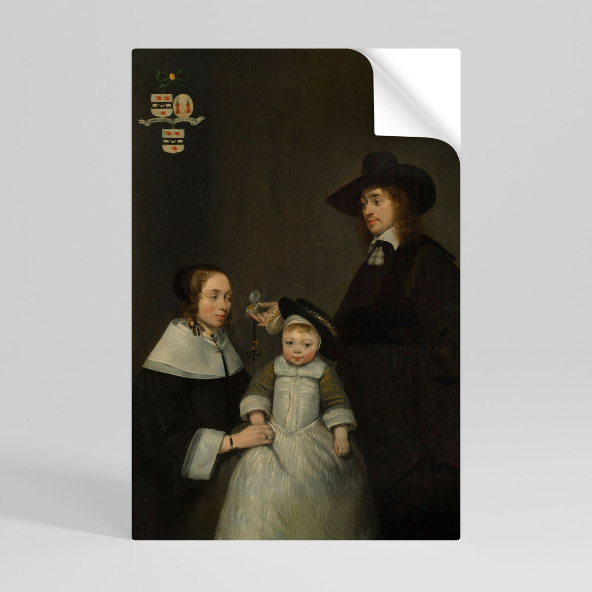 CHERISHED MOMENTS EMBRACED Självhäftande Vertikal Poster