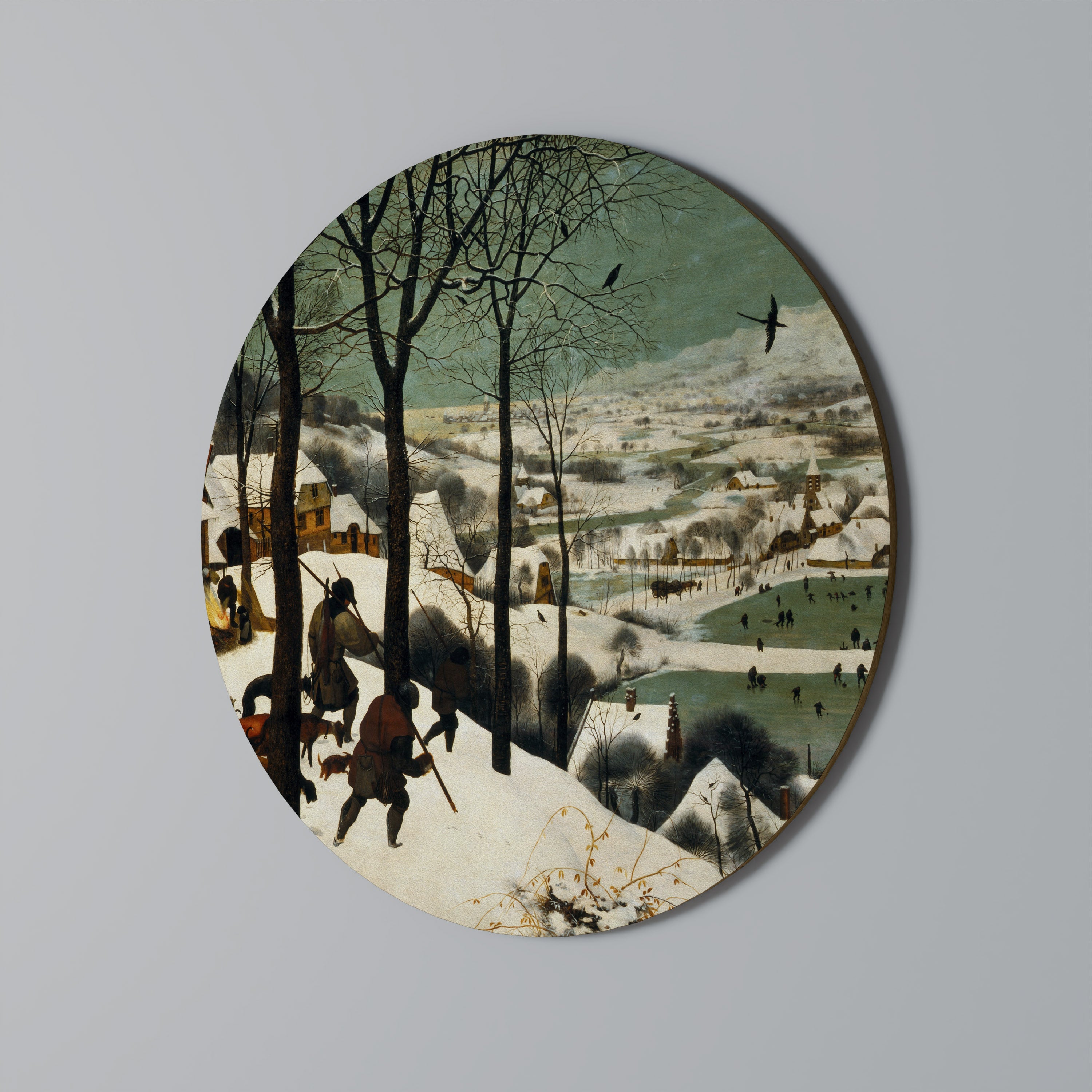 FROSTBITTEN ADVENTURES Rund väggdekoration