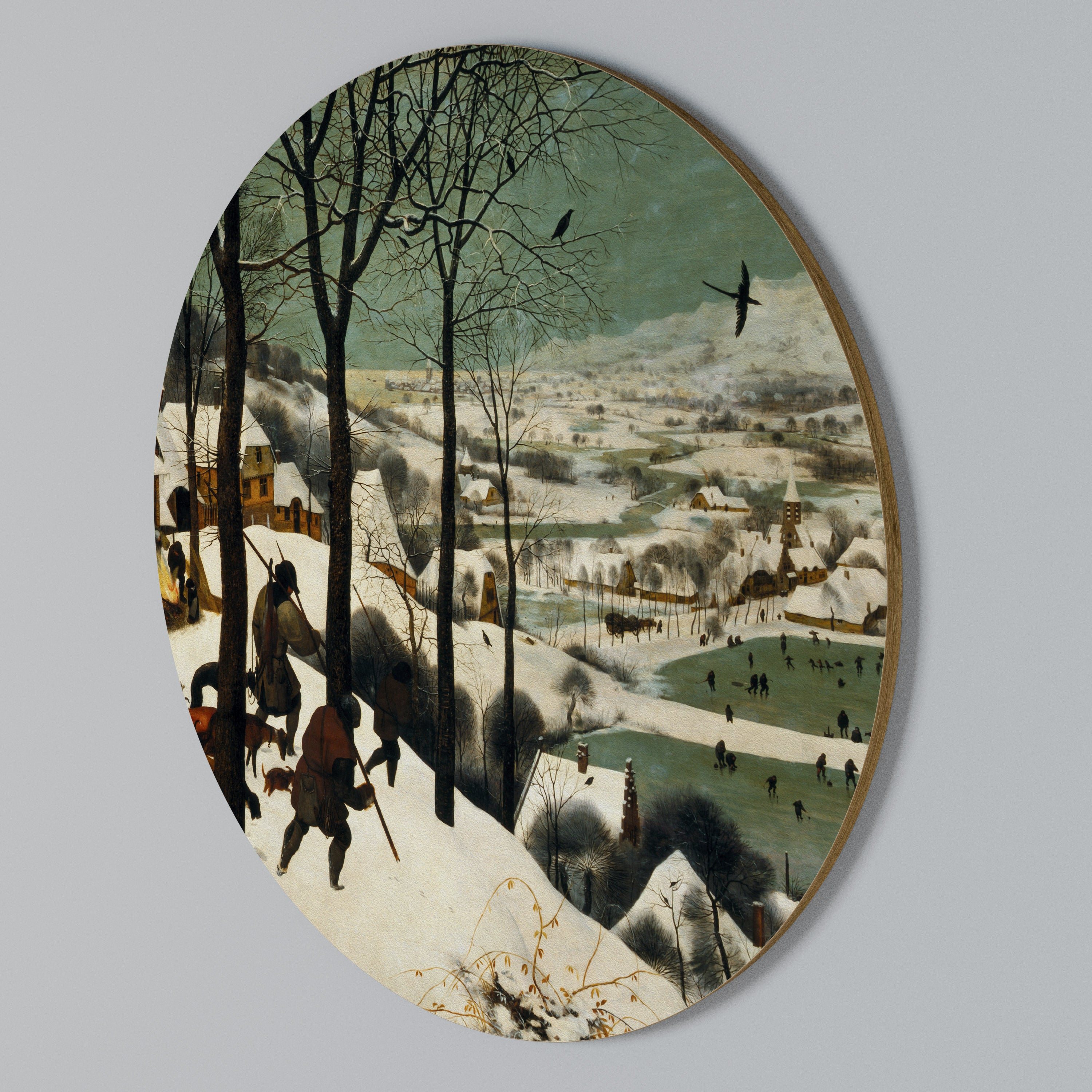 FROSTBITTEN ADVENTURES Round Wall Art