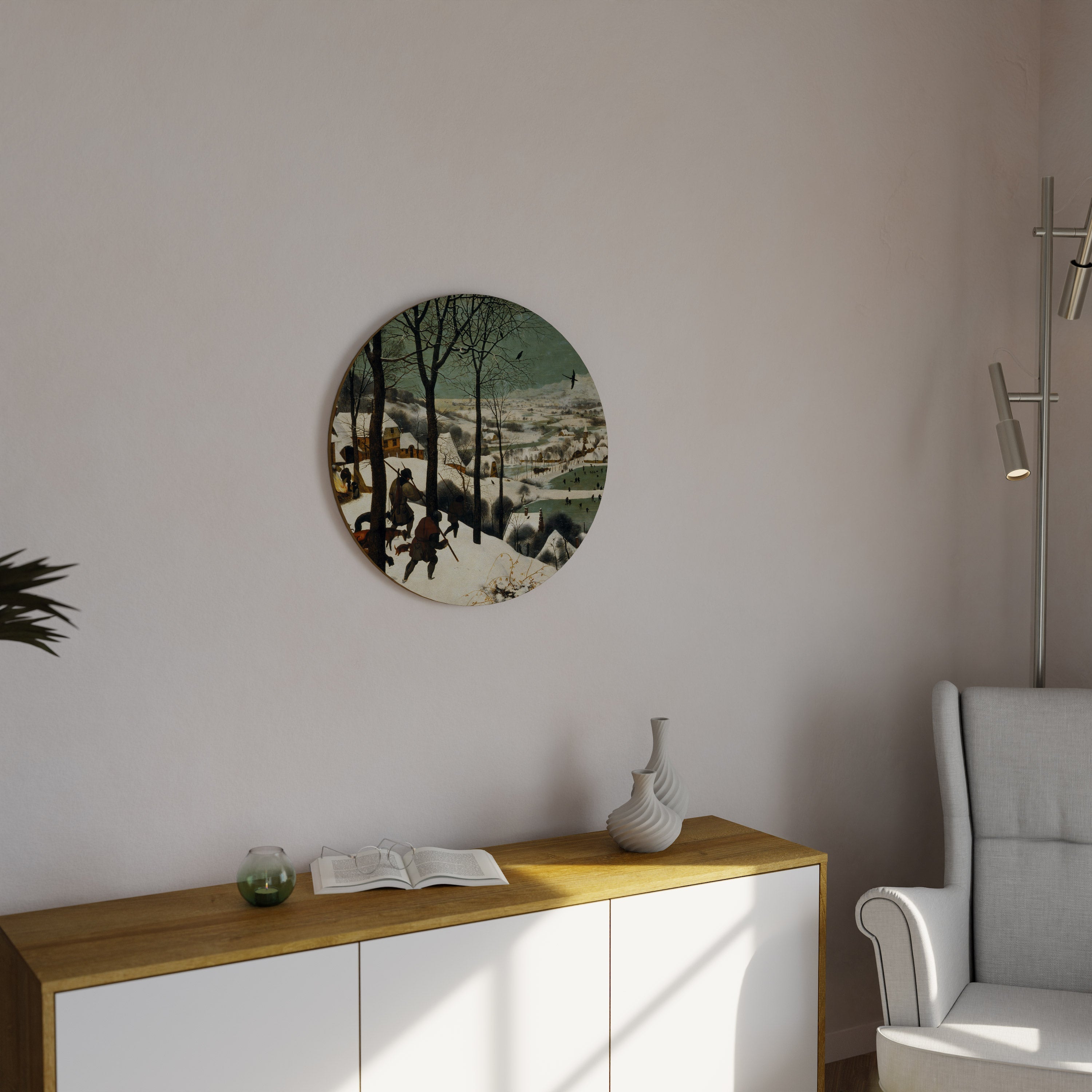 FROSTBITTEN ADVENTURES Rund väggdekoration