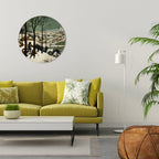 FROSTBITTEN ADVENTURES Round Wall Art