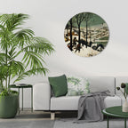 FROSTBITTEN ADVENTURES Round Wall Art