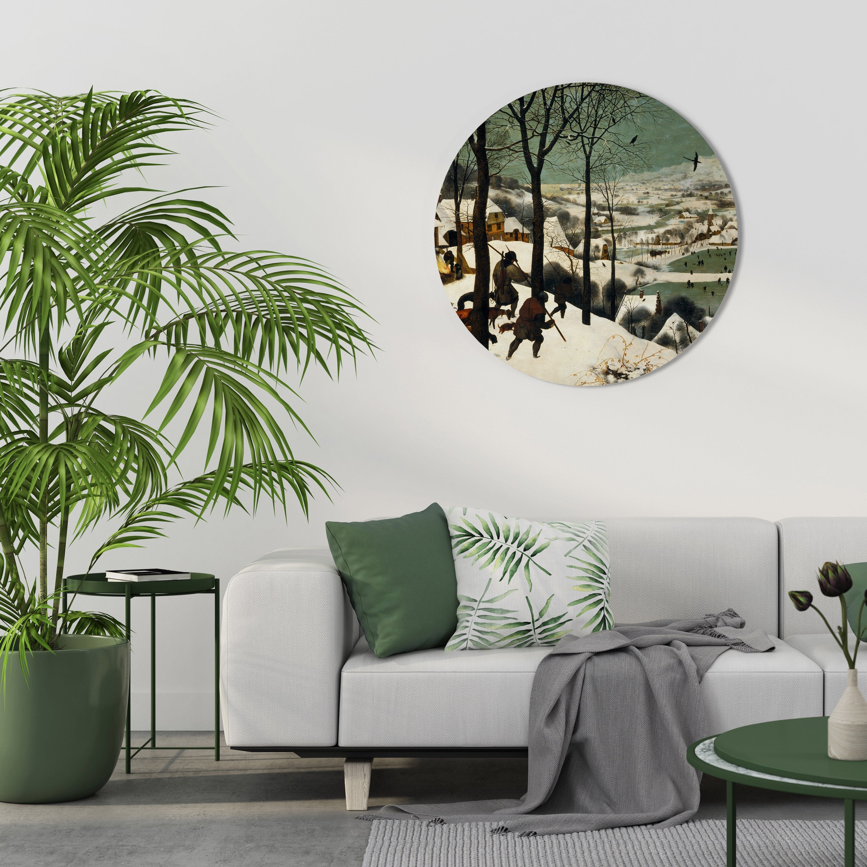 FROSTBITTEN ADVENTURES Rund väggdekoration