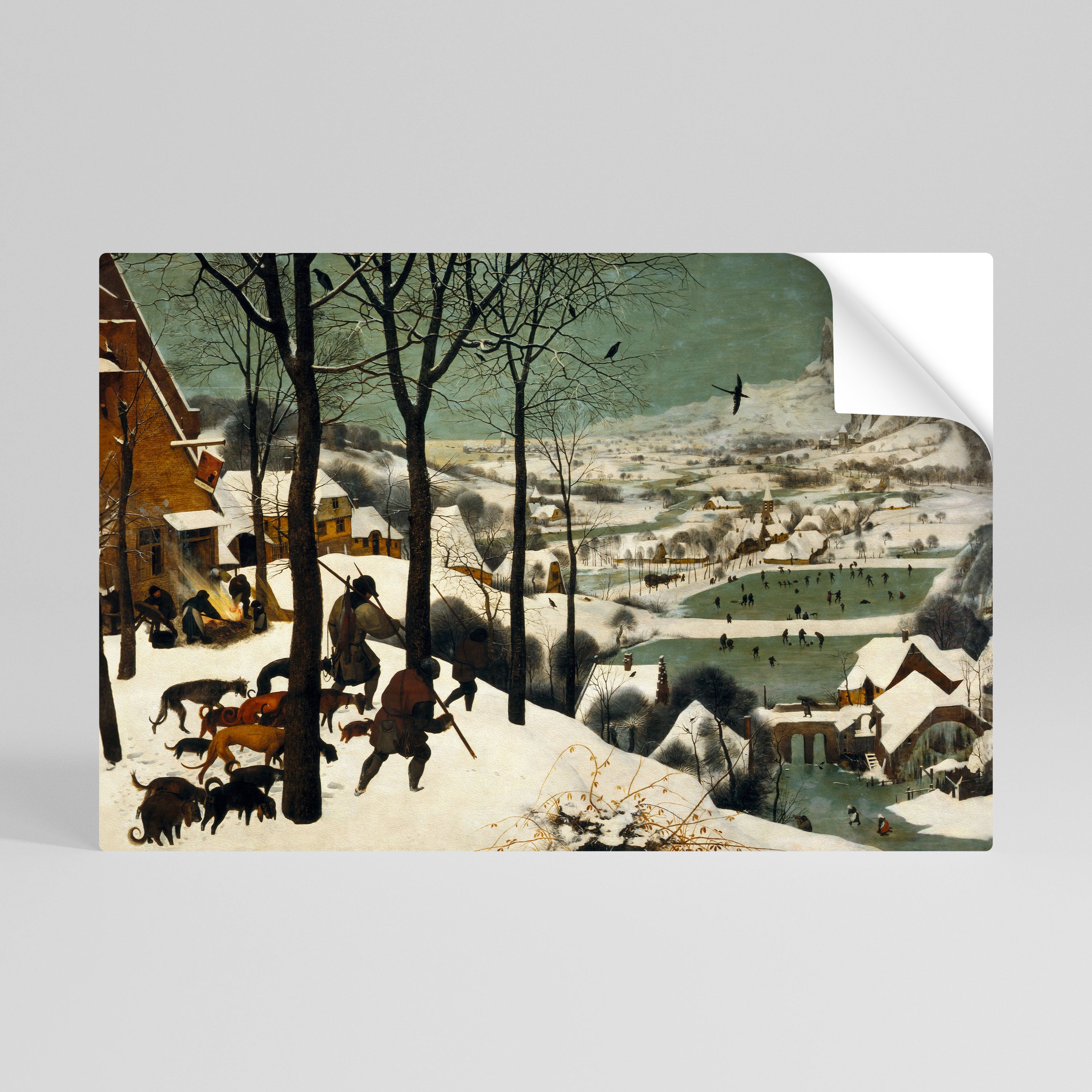 FROSTBITTEN ADVENTURES Peel and Stick Horizontal Poster