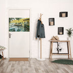 EN OASI AV GLÄDJE Horisontell Poster med självhäftande text