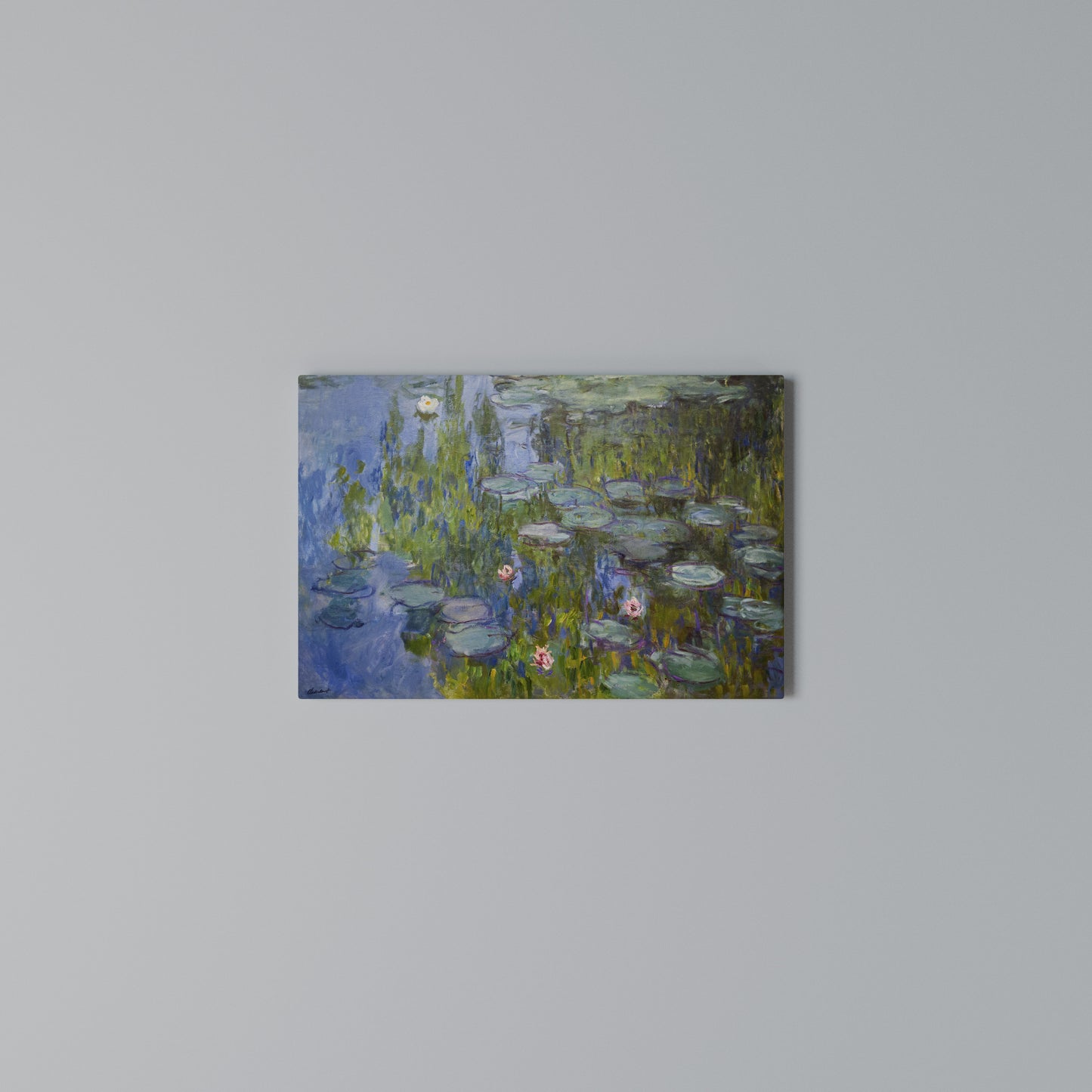 WATER LILIES Horizontal Canvas Print