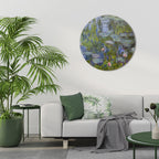 WATER LILIES Round Wall Art