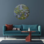 WATER LILIES Round Wall Art