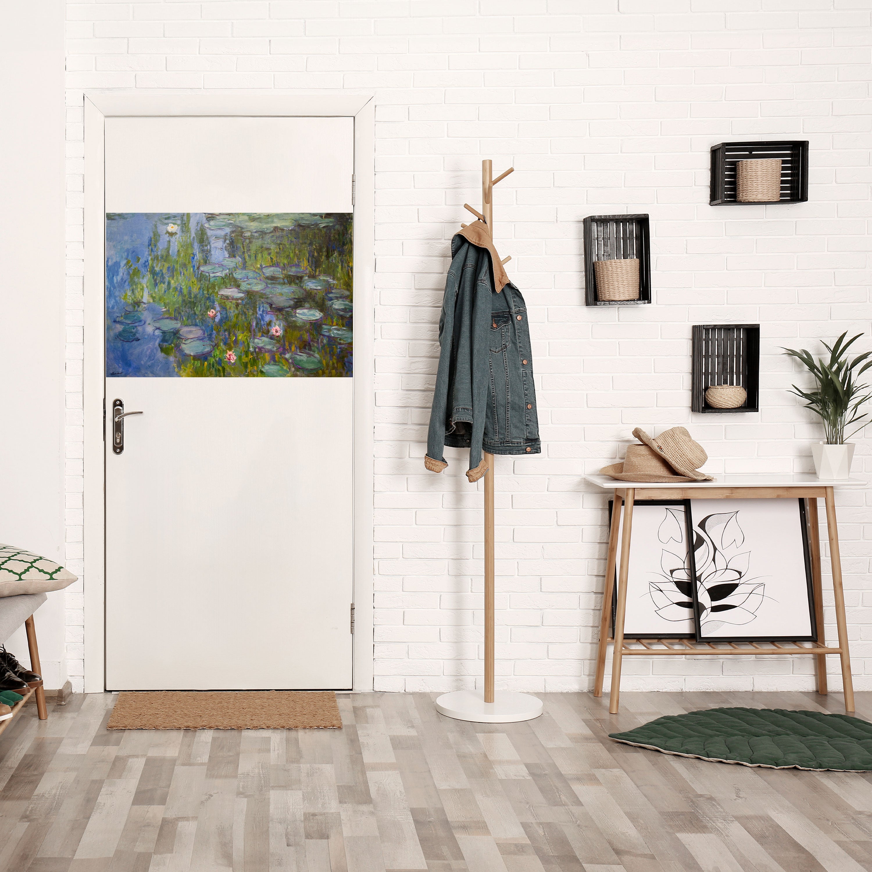 VATTENLILJOR Skala och klistra horisontell poster