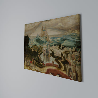 ENCHANTED LANDSCAPE DREAMS Horizontal Canvas Print
