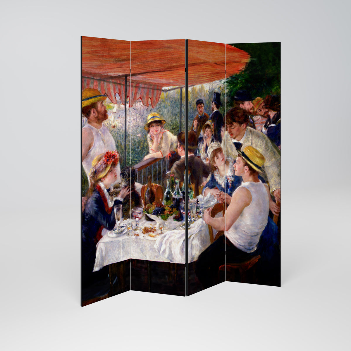 LUNCHEON OF THE BOATING PARTY Rumsavdelare 4 paneler