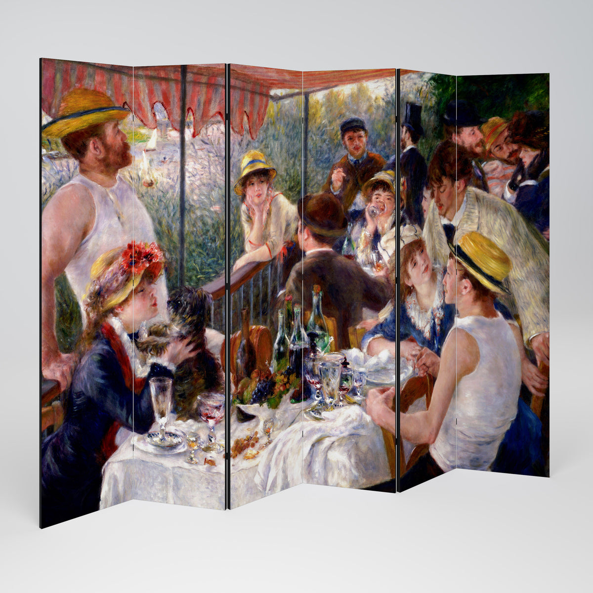 LUNCHEON OF THE BOATING PARTY Rumsavdelare 6 paneler