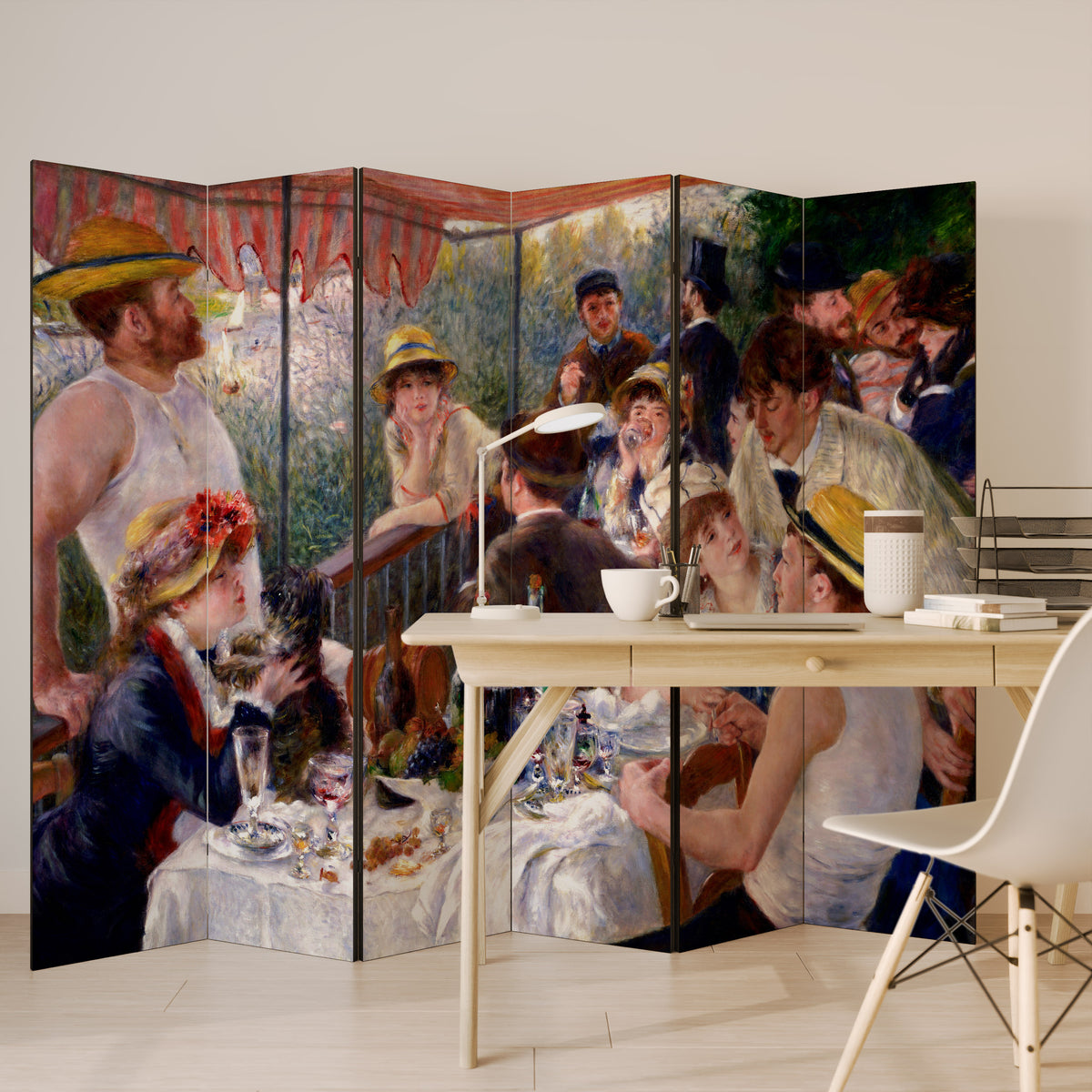 LUNCHEON OF THE BOATING PARTY Rumsavdelare 6 paneler