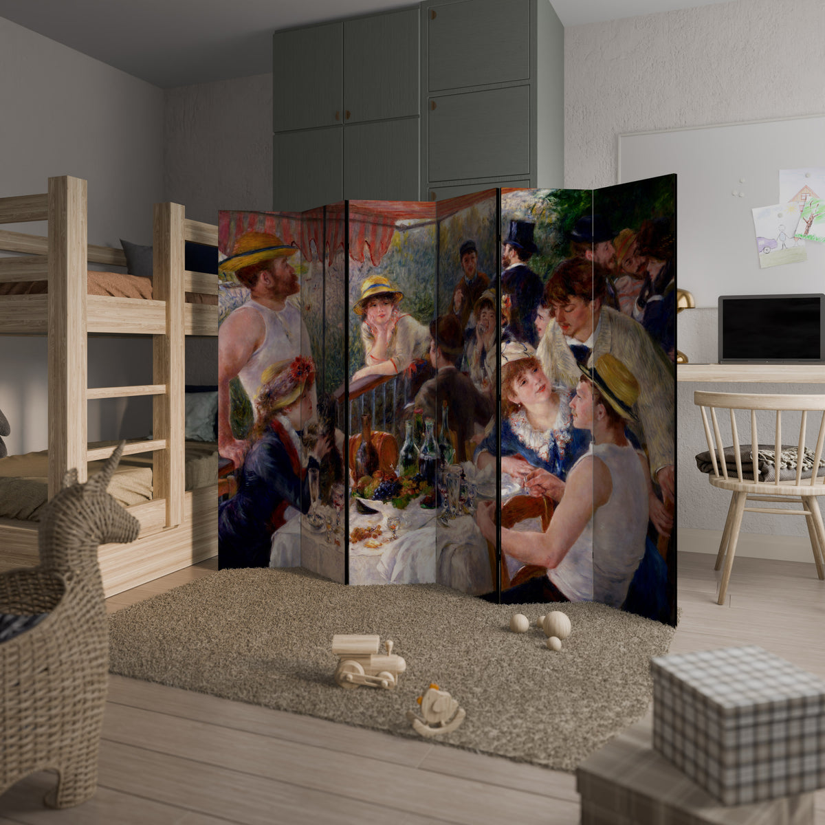 LUNCHEON OF THE BOATING PARTY Rumsavdelare 6 paneler