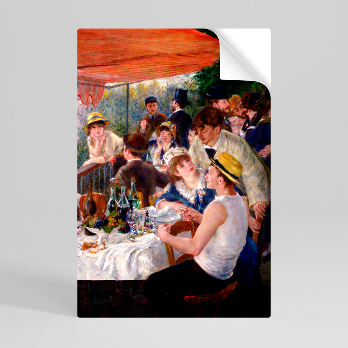 LUNCHEON OF THE BOATING PARTY Självhäftande Vertikal Poster