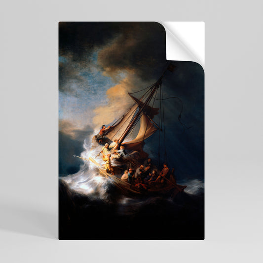 STORM OF HEROES vertikal poster med självhäftande text
