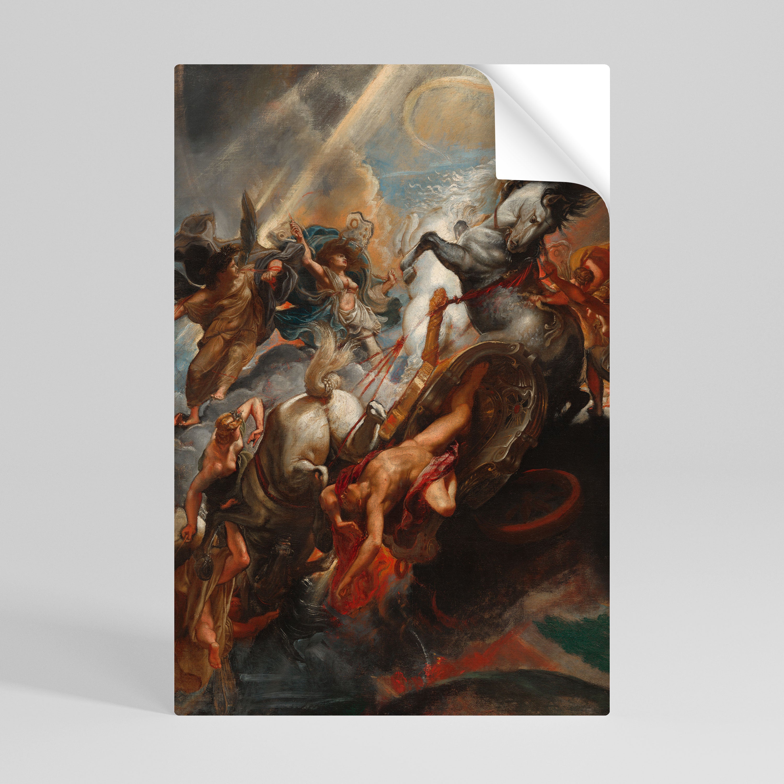 FURY IN MOTION Självhäftande Vertikal Poster