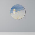 SUMMER EVENING ON SKAGEN'S BEACH Round Wall Art