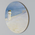 SUMMER EVENING ON SKAGEN'S BEACH Round Wall Art