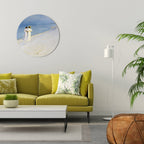 SUMMER EVENING ON SKAGEN'S BEACH Round Wall Art