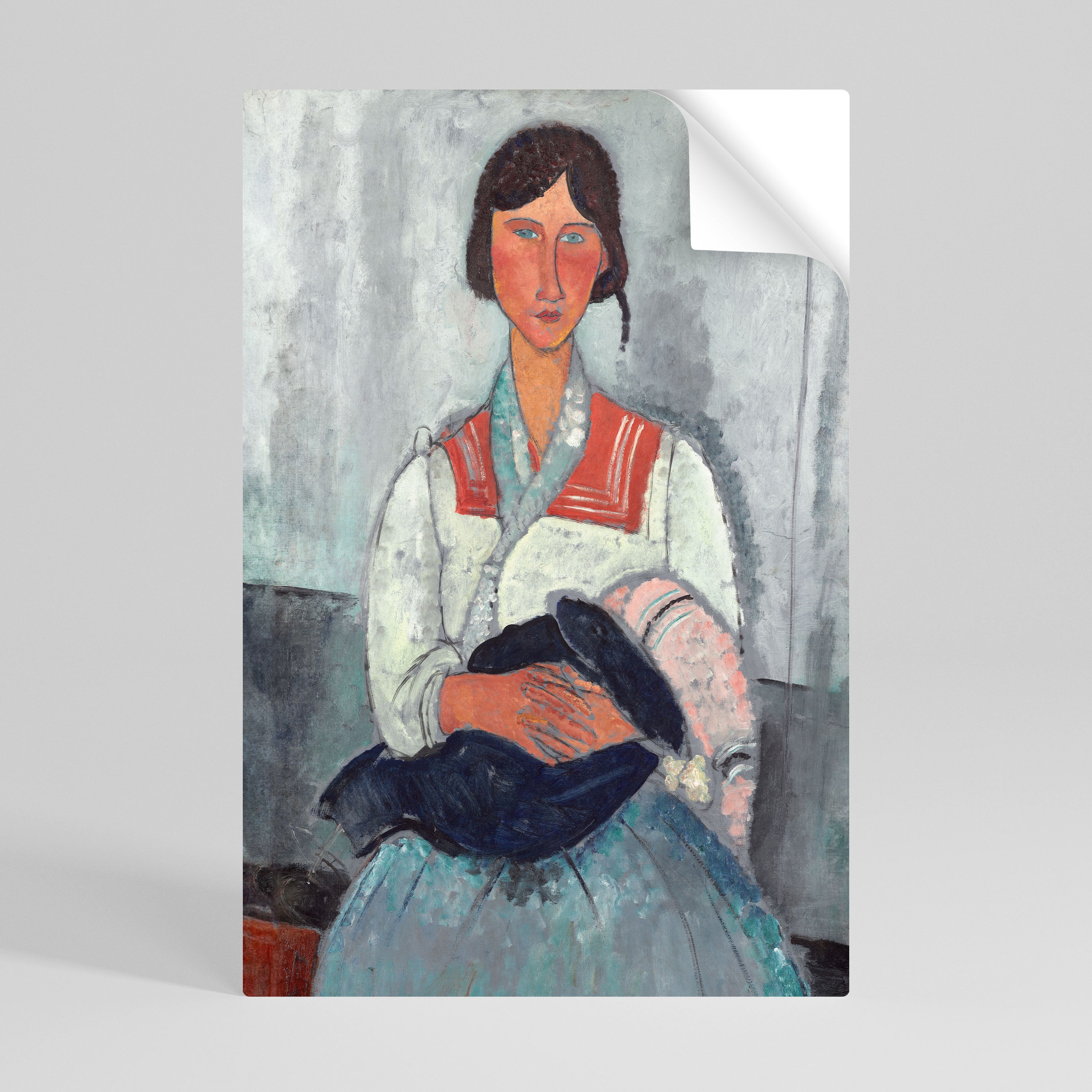 A MOMENT IN TIDEN Vertikal poster med självhäftande text