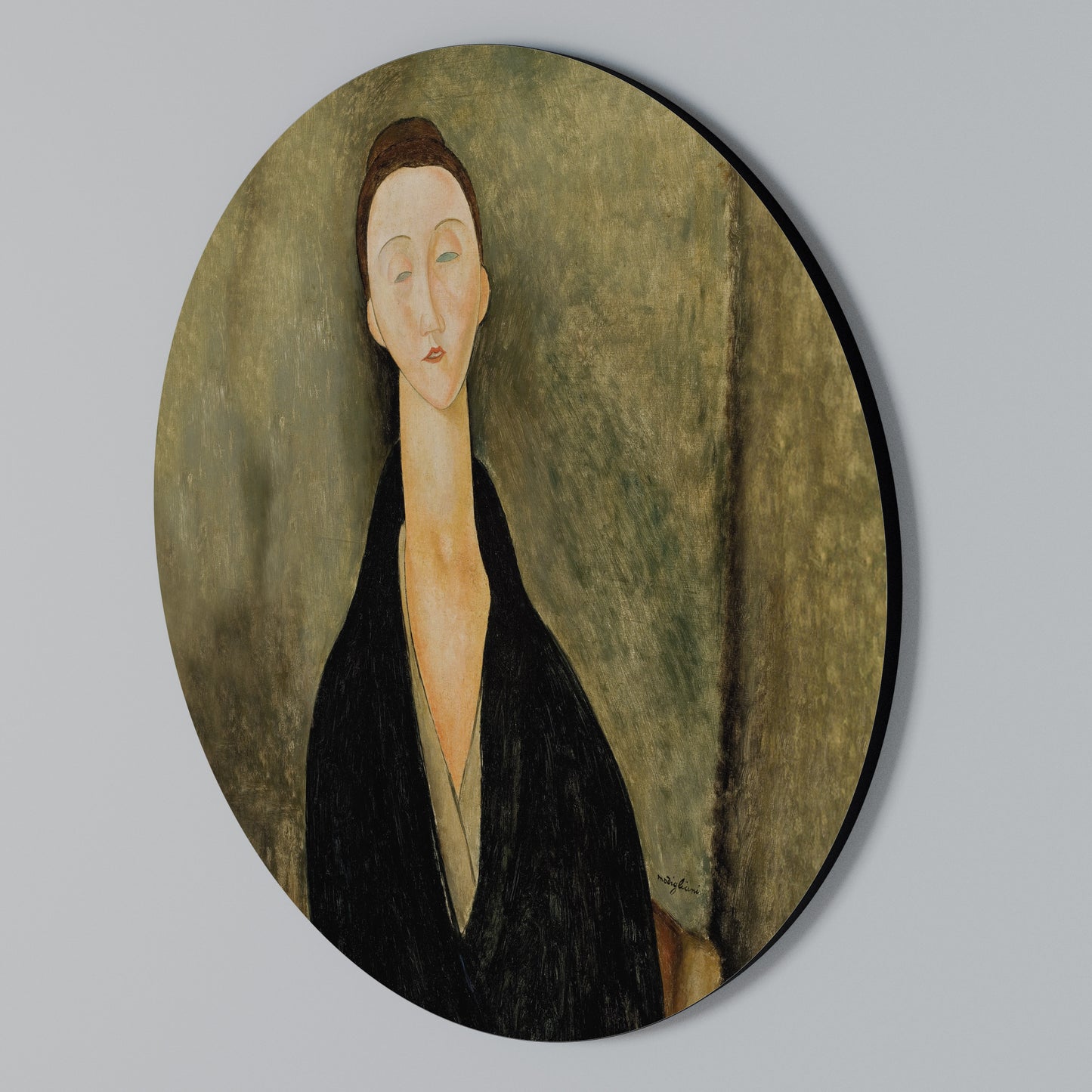 AMEDEO MODIGLIANI Rund väggdekor